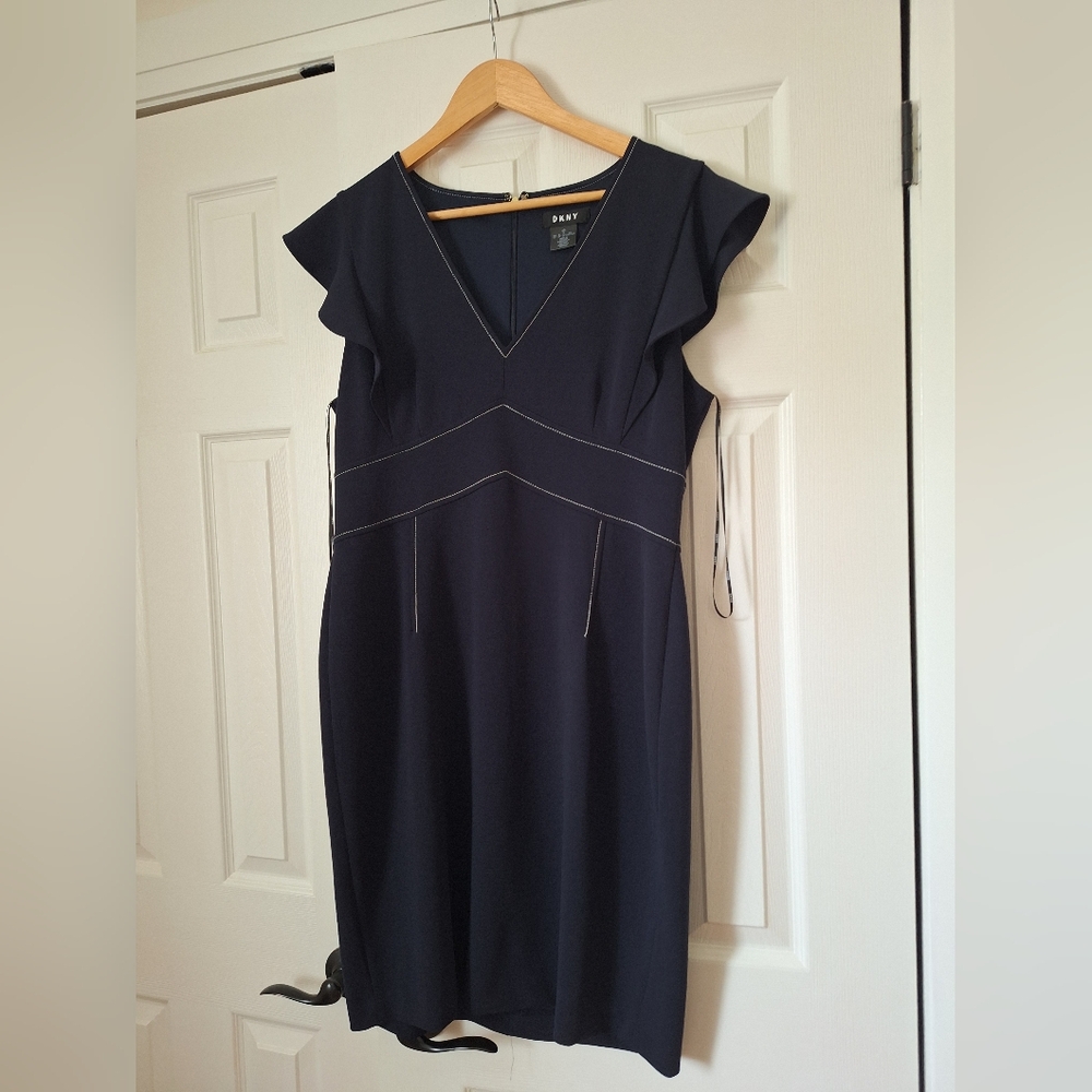 DKNY Midnight Blue Midi Dress
